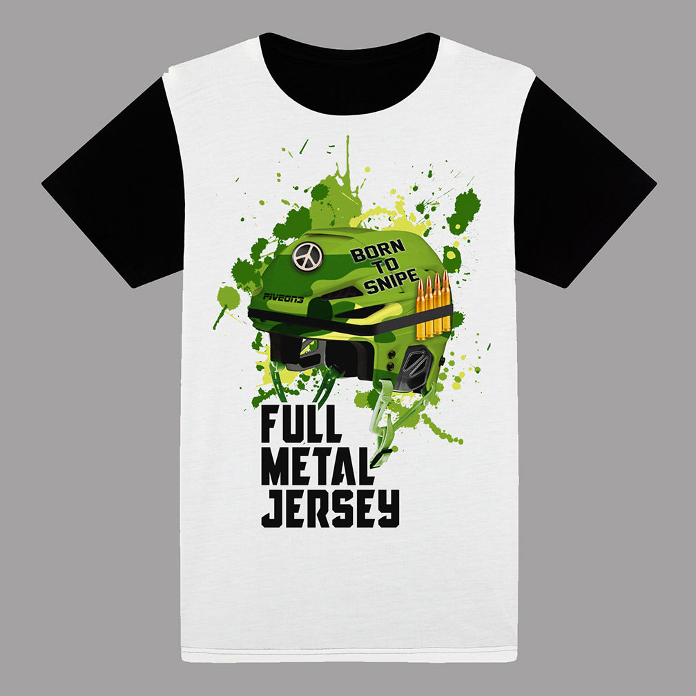 Full Metal Jersey Contrast Tee