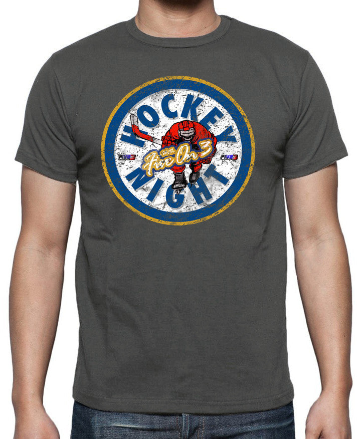 Hockey night with Five On 3 Tee