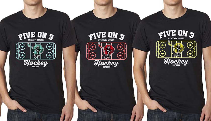 Five on 3 Rink Tee