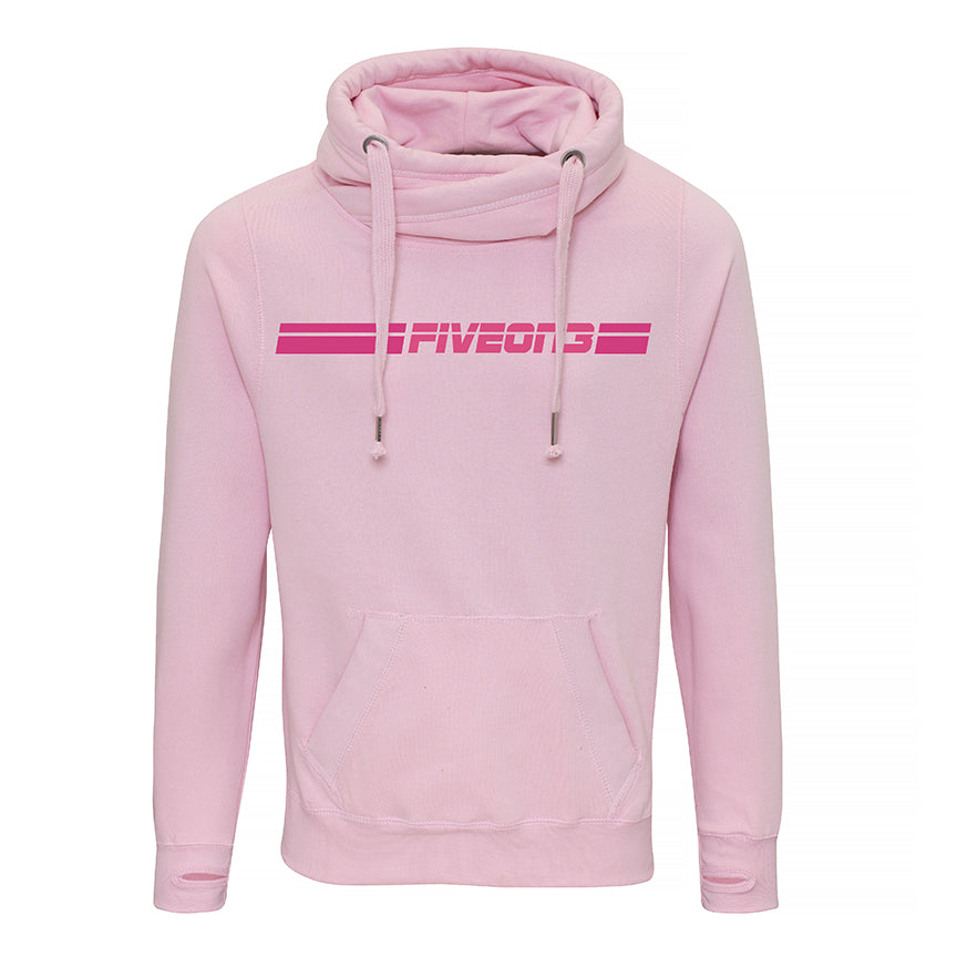 Pink Five On 3 Heavyweight Hoody