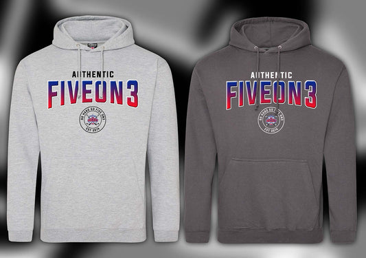 S23 Authentic Five On 3 Hooded Sweat Top