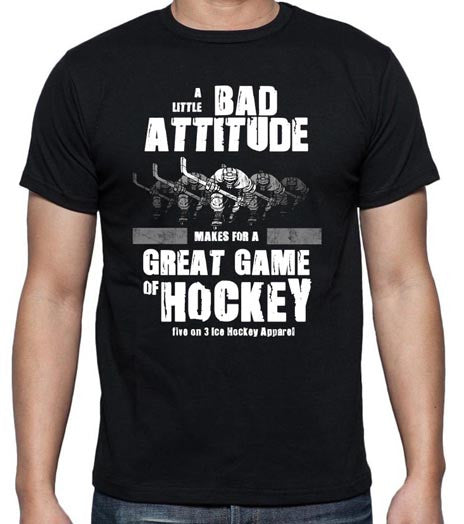 Bad Attitude Black T Shirt