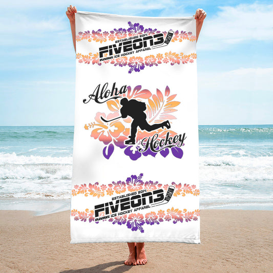 Aloha Hockey Beach Towel
