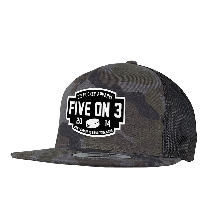 Don't Forget Cammo Snapback Cap